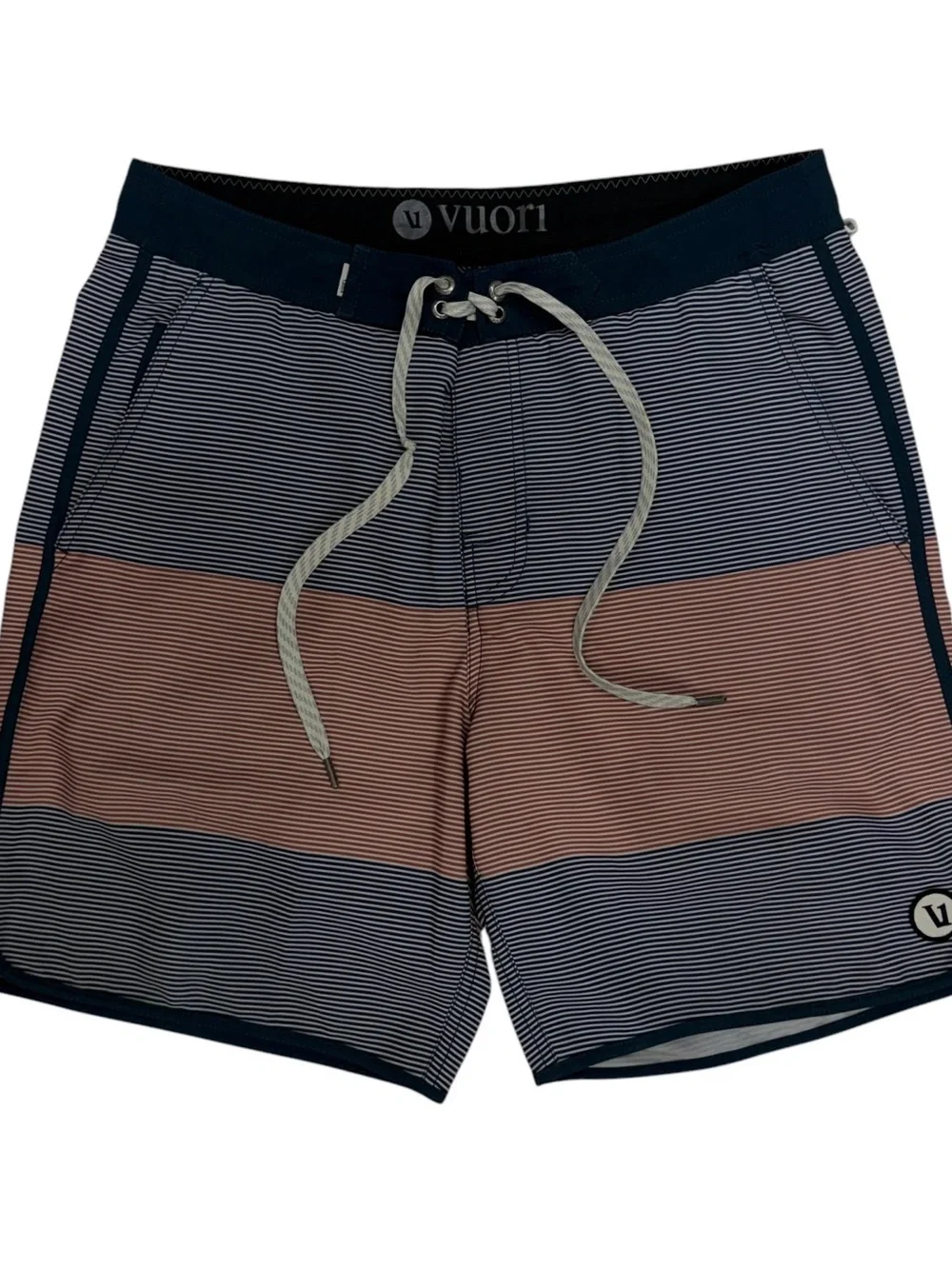 Vuori Cruise Board Shorts Mens 30 Blue 7” Performance Swim Beach Surf Trunk V314